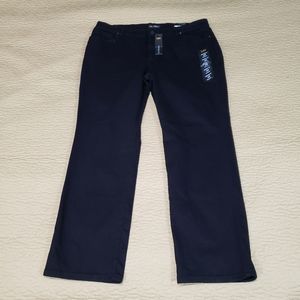 Women's Lee Relaxed Fit Black Jeans Size 18